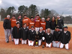 The MA Lady Longhorns varsity softball team went 6-0 in a tournament at Morgan Academy over the weekend. Team Members are Carole Anne Gunter, Alexia Johnson, Taylor Barley, Katie Tucker, Reesa Holifield, Marti Breckenridge, Dudley Long, Payton Stokes, Amber Wilkinson, Anna Michael Crocker, Conner Eheridge, Caitlin Andrews, Andrea Edmonds, Chandler Stenz, Kimberly Moore, Taylor Johnson and Brooker Smyly. The team is coached by Danny Stenz, Duane Edmonds, Craig Smyly and Barbara Etheridge.