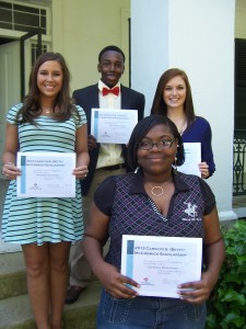 Photo: Front, Octavia Stockton; back L-R, Madison Davidson, DeAndre Fuller and Hollie Pritchett. Not shown are: Rebecca England and Logan Holley.