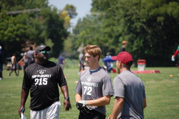 Marengo Academy junior Shade Pritchett, middle, took part in the NUC series this summer, ultimately competing in the Top Prospect Camp in Norman, Okla. 