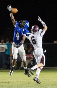 Bobby Taylor knocks down a pass last week against Thomasville