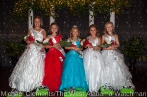 (L-R) Jordyn Nicole Bailey, Cassidy Claire Crawford, Buckely Elizabeth Nettles, Anna Katherine Sellers, Sarah Kate Potter.