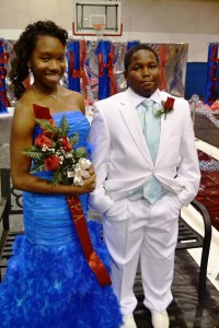 Mr. and Miss George P. Austin Christian Henton and Jessica Robertson.