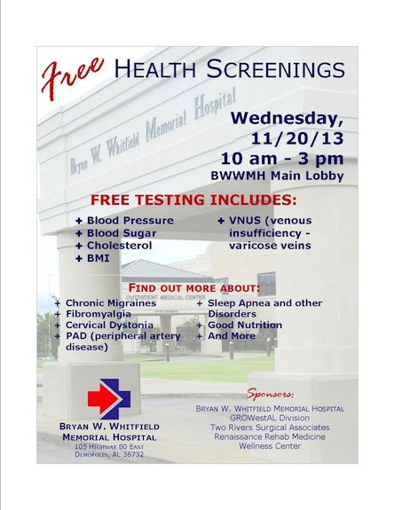 health screenings