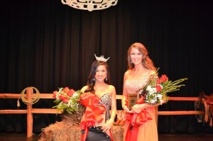 Pictured left to right Miss UWA, Paige Ip, and first alternate, Alesha McNeese