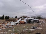 Tornado damage from Christmas Day, 2012. (Photo courtesy of National Weather Service)