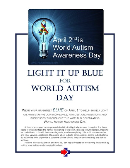 Autism Awareness Day Poster 2014
