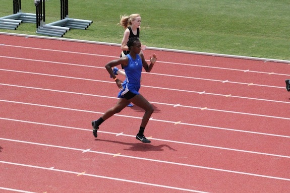 Darnesha Harris ran in the  4x100 relay, 400-meter dash and 4x400 relay.