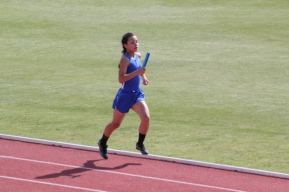 Sylvia Clayton competed in the 4x400 and 4x800 relay for Demopolis.