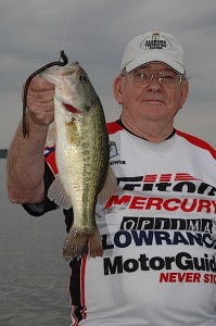 A pair of Tennessee River lakes fared particularly well in the Wildlife and Freshwater Fisheries’ annual B.A.I.T. Report. Don Gowen shows off a nice largemouth bass that took a 10-inch plastic worm on Wheeler.