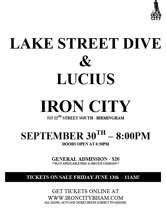 LSD LUCIUS_IRON CITY (9.30.14) PRESS RELEASE