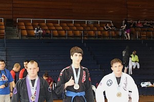Tristen Fitz-Gerald following his win in the Gi competition.