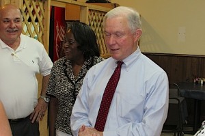 Senator Jeff Sessions spent much of his time Monday speaking on economic development in Alabama. 