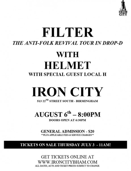 HELMET FILTER_IRON CITY (8.6.14) PRESS RELEASE