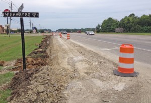 Road project along U.S. 80 in Demopolis