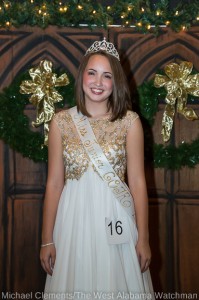 SueEllen Marie Broussard was crowned Miss Junior Christmas on the River 2014.