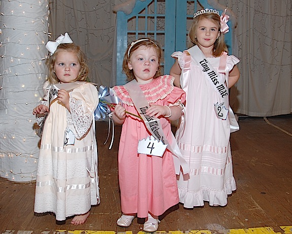 Tiny Miss Marengo Academy Elementary (Daycare): (Left to right) Second Place Brynlee Dawn Lawrence, First Place Reagan Marie Morgan, Queen Camdyn Grace Morgan. Not pictured Third Place Rose Mary Jordan. 