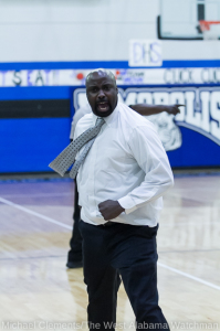 Demopolis coach Tony Pittman displays the passion that proved indicative of the Lady Tigers' 25-7 run to end Monday night's sub-region win over Beauregard.