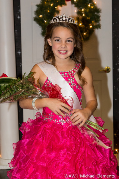 Millie Grace Hill was crowned Little Miss Christmas on the River 2015 at the Demopolis Civic Center.