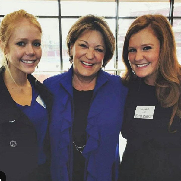 From left, Lucy Gardner of Mountain Brook, Terry Saban, wife of UA head football coach Nick Saban, and Demopolis native Meredith Hill. (Contributed Photo)