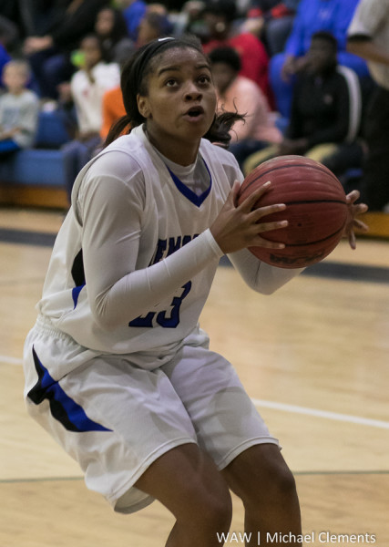 Ivery Moore scored 11 points in Friday's 50-17 win over Thomasville.