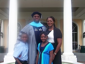 Dr. Thurman and family