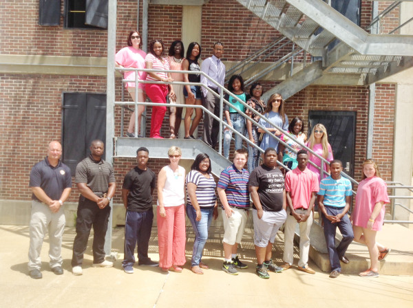 Rising sophomore and junior high school students of The University of West Alabama's Career Exploration Summer Camp program toured the Alabama Fire College in Tuscaloosa in June 2015. Sponsored by Delta Regional Authority and UWA's Division of Economic Development and Outreach, the CESC is a competitive selection program limited to 12 male and 12 female students in Choctaw, Greene, Hale, Marengo, Perry, Pickens and Sumter counties. (Contributed Photo)