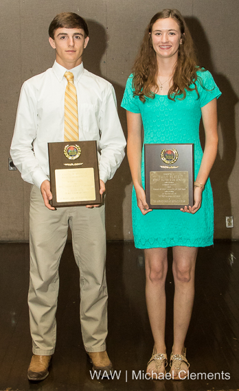 5-17-2016 - Demopolis, Ala. -Recipients of the inaugural Marengo County Student-Athlete of the Year are Andrew (Marengo Academy) and Emily Black (Sweet Water High School)