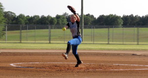 Kendall Hannah pitched three scoreless innings against Marbury.