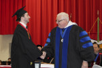John T. McClung of Livingston receives the Ralph M. Lyon Award from UWA Provost Tim Edwards. (Contributed Photo)