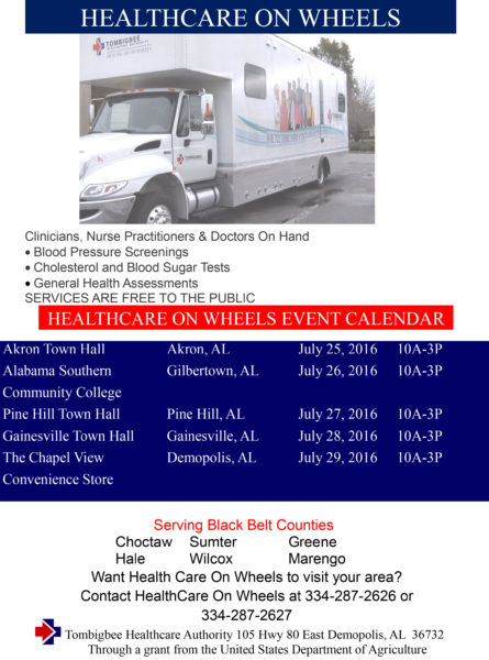 July 25-29 HCOW Event Calendar Flyer