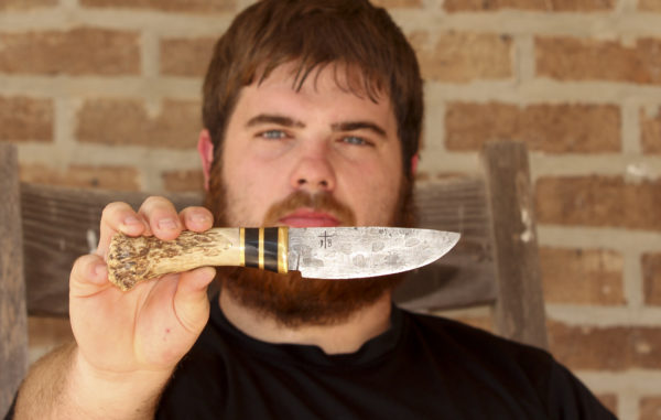 UWA student Will Bagley has been making knives since he was a young boy. Now, his skilled craft has earned an appearance on the hit television series “Forged in Fire” on the History channel Tuesday night. (WAW | Contributed)