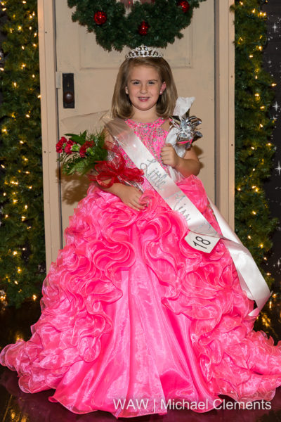 10-5-16 -- Demopolis, Ala. -- Camdyn Grace Morgan was crowned Little Miss Christmas on the River tonight at the Demopolis Civic Center.