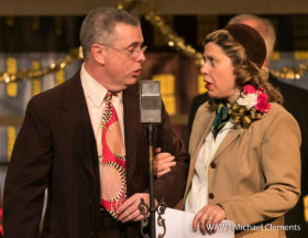 David Willis and Donna Bishop perform during The Canebrake Players presentation of "It's A Wonderful Life."